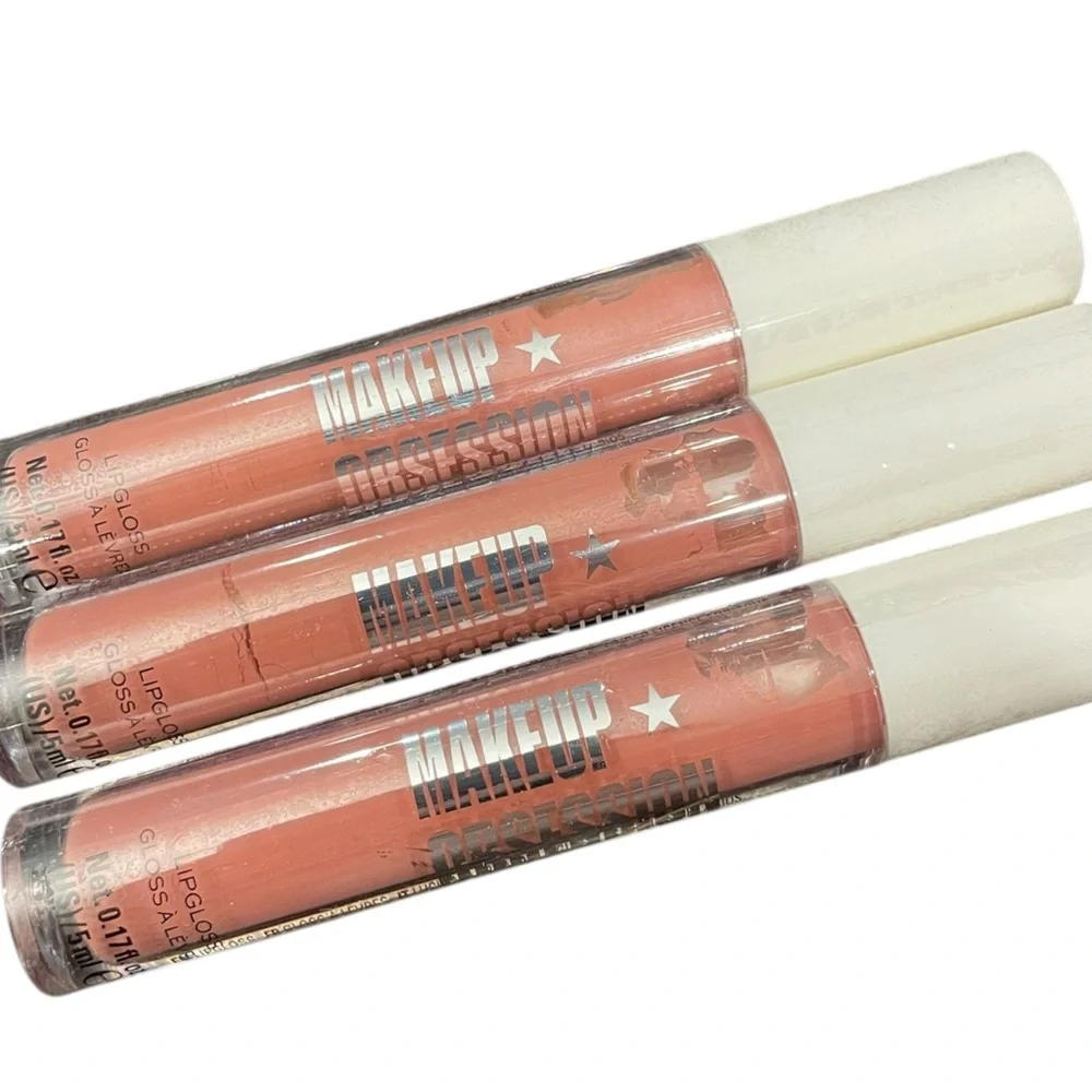Makeup Obsession Lip Gloss FOREVER Brown Coral Shiny New VEGAN CRUELTY‎ FREE